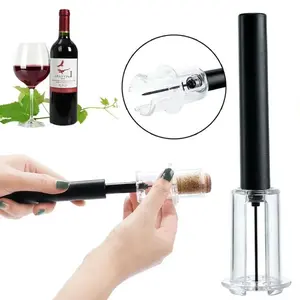 Air Pressure Wine Opener! Stainless Steel Pump - Instant Cork Removal No Breakage, Portable Kitchen Gadgets & Utensils for All Corked Bottles