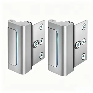 2 Pack Home Security Door Lock Withstand 800 lbs for Inward Swinging Door,Reinforcement Lock with 8 Screws to Prevent Unauthorized Entry door lock#Outdoor fun