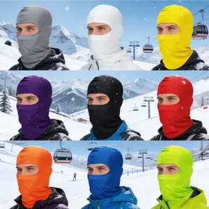 9 PCS Ski Mask for Men Women UV Sun Protection Shiesty Face Mask Windproof Breathable Full Face Cover Balaclava for Cold Weather Outdoor Sports Snowboard Motorcycle Cycling Skiing