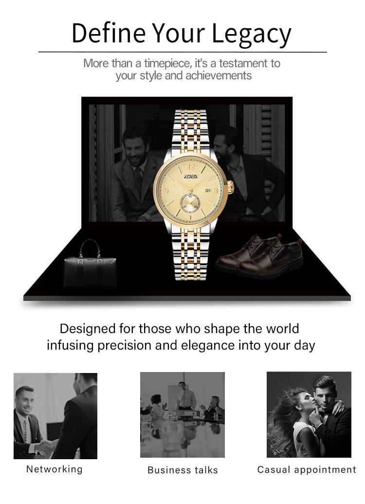 modern gentleman watch-——the top choice for Christmas gifts. 10m water resistance with a butterfly clasp and sapphire crystal.