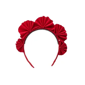 Accordion Headband - Red