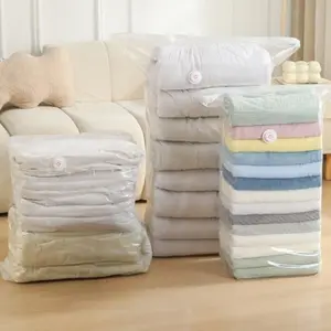 3-Pack Vacuum Compression Bags (m+l+xl), Sealed Storage Bag, Clothes Quilt Bag, Home Organization Essential, Cotton Blanket Use