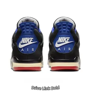 Classic Court Shoes – Black Base with Blue & Red Accents, Chunky Sole Design & Wing Eyelets, Unisex Vintage Streetwear Trainers Perfect for Urban & Gym Wear
