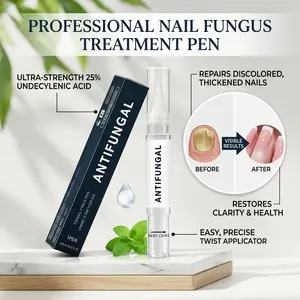 Professional Nail Care Pen Antifungal Repair for Thick Discolored Nails Fast Visible Improvement Easy Apply