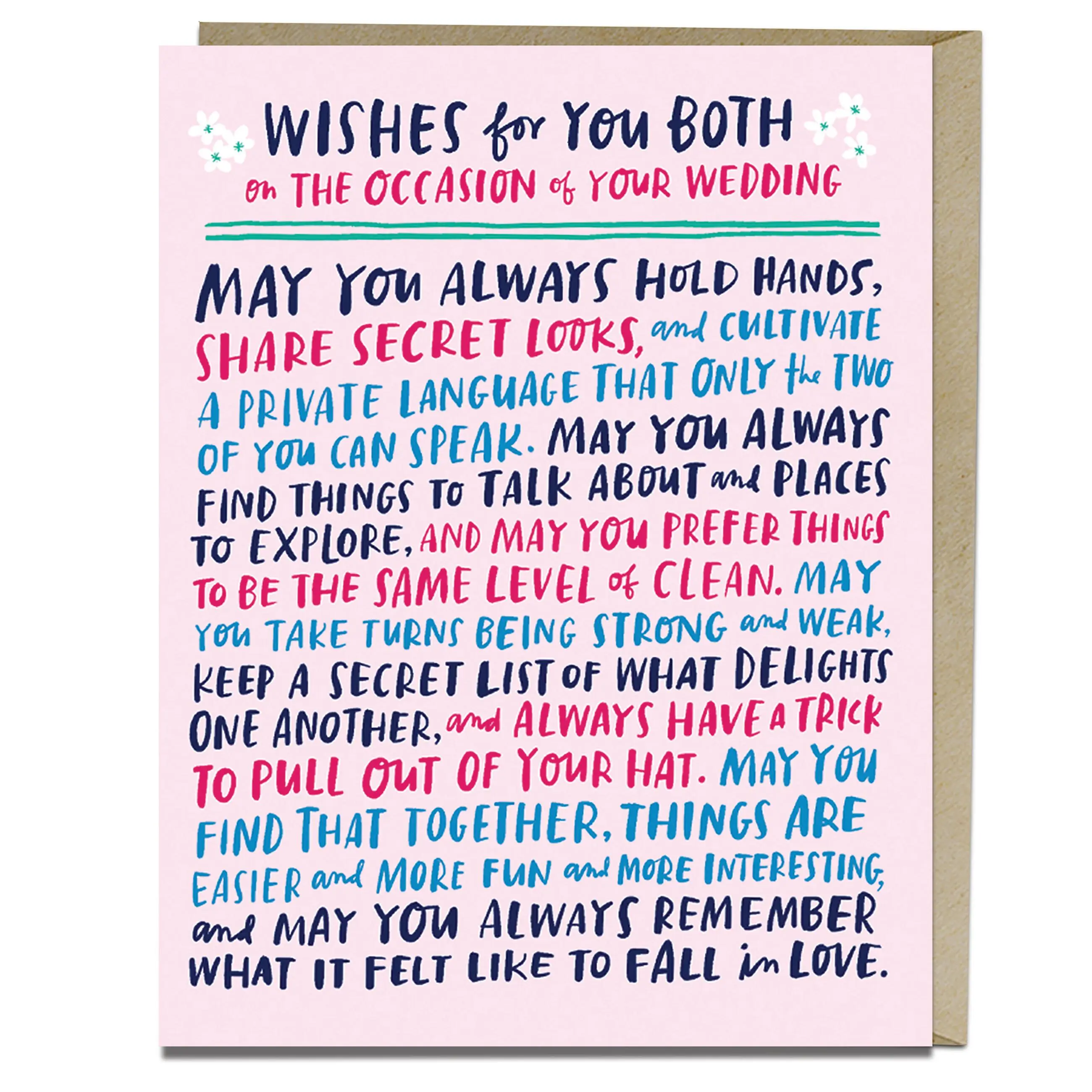 Wishes For You Both Wedding Card Wishes For You Both Wedding Card