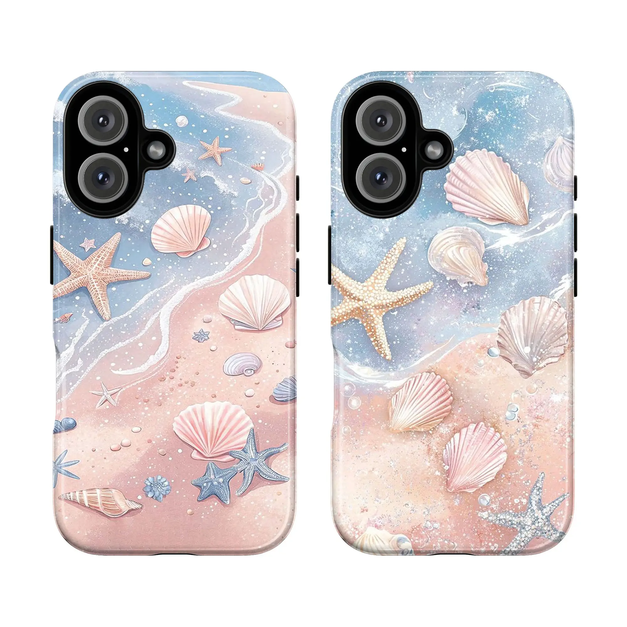 Pastel Beach Seashell Phone Case for iPhone & Samsung | Aesthetic Starfish  Ocean Cover | Cute Coastal Summer Shell Case for Galaxy & iPhone 11 12 13  14 15 16 - TikTok Shop