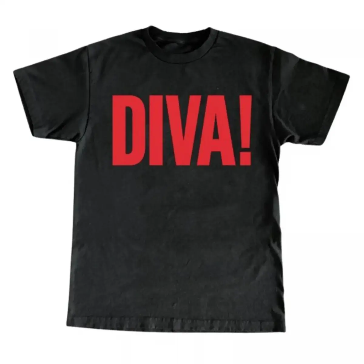 Unisex T Shirt - Gildan 5000: DIVA! Graphic Unisex Tshirt Streetwear Slogan Top, Funny Internet Trendy Shirt, Y2K Style Viral Tee, Vintage 90s Tee