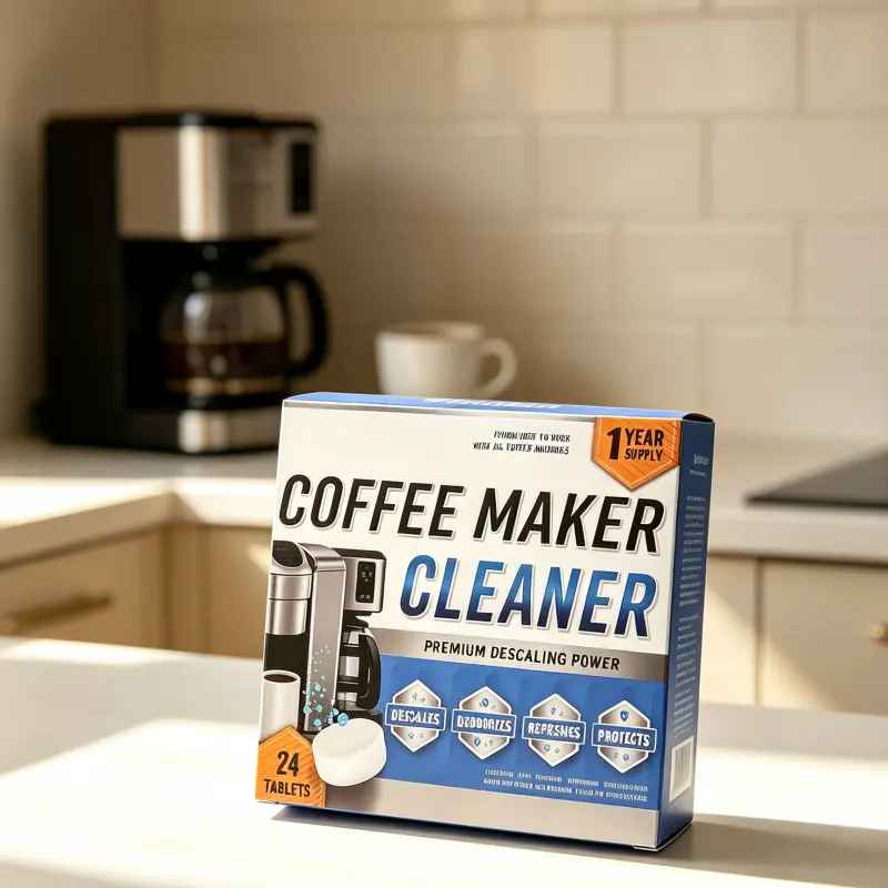 Single-Dose Descaler — Universal Compatibility for All Coffee Machines — 24-Pack — Compatible with Nespresso, Keurig, Ninja, De'Longhi, Miele — Effectively Removes Limescale & Deep Cleans #CoffeeMachineCleaner #Descaler
