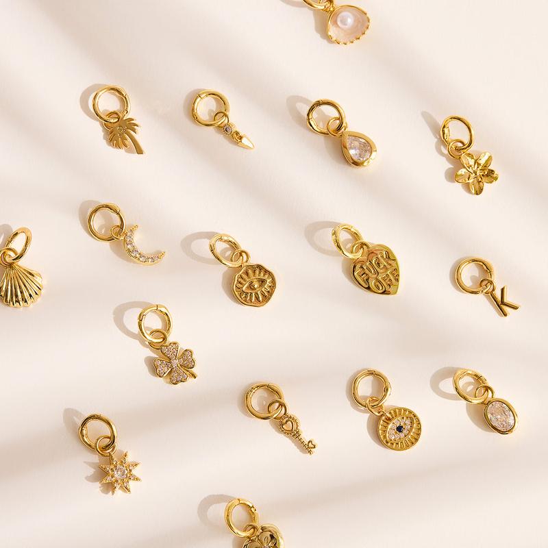 EVRY JEWELS Gold or Silver Plated Women's Hypoallergenic Charms EVRY JEWELS Gold or Silver Plated Women's Hypoallergenic Charms