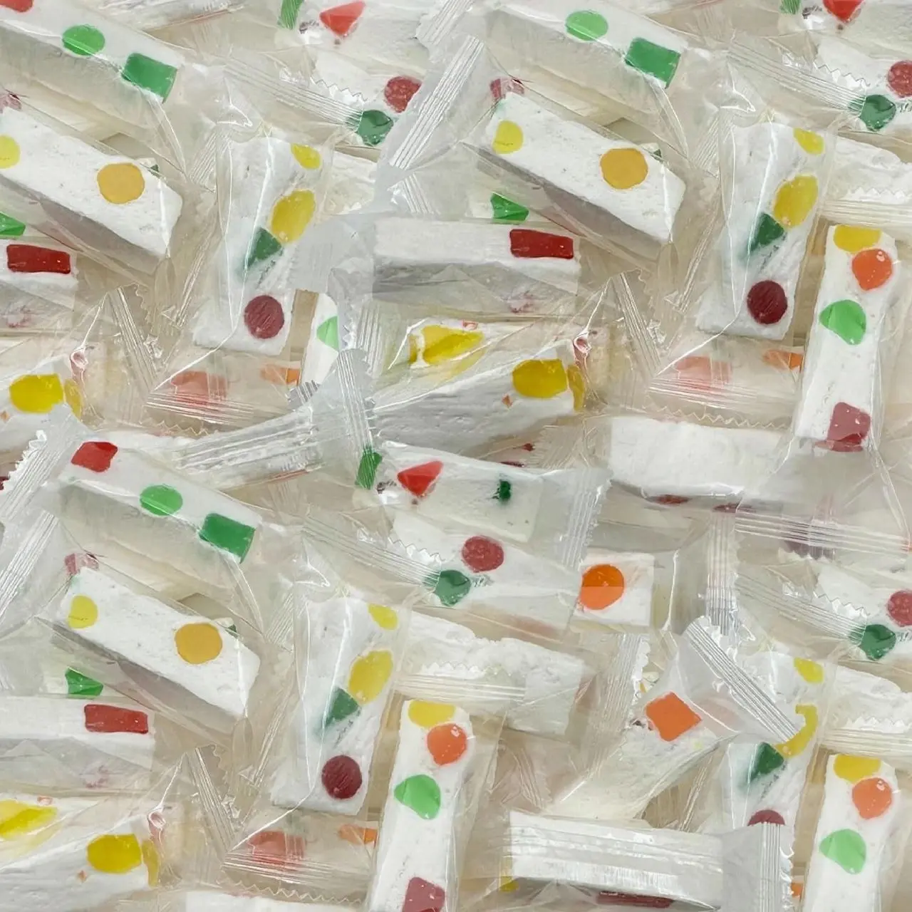 Jujube Nougat Candy | 30 Count, 11-Ounce Pack | Classic Treat with Fruit Jelly Pieces | Individually Wrapped Chewy Candy for Buffets, Gifting & Snacking
