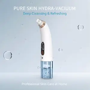 Hydra Facial Pore Cleaner, Electric Blackhead Remover with Bubble Suction Technology, Deep Cleans Pores, Removes Blackheads, Oil & Dirt, Hydrates & Smooths Skin, Adjustable Suction, USB Rechargeable Portable Skincare Tool