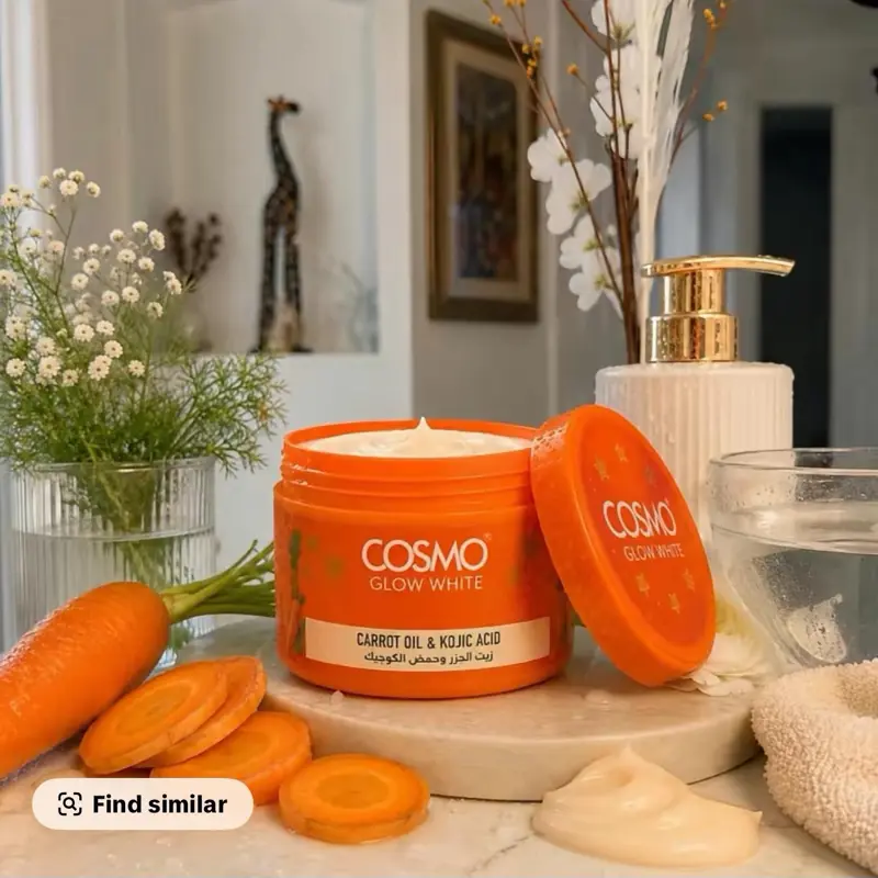 3pcs Cosmo glow white  Brightening body cream   Crème corporelle éclaircissante 300ml