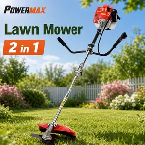 Explorinox 2-in-1 – Annihilate Overgrown Brush! 52cc 2-Stroke Gas Straight Shaft String Backpack Grass Trimmer – Strong, Powerful, Full Functioning, with Guard Accessories & Hedge Trimmer. Tears Through Thick Stuff.