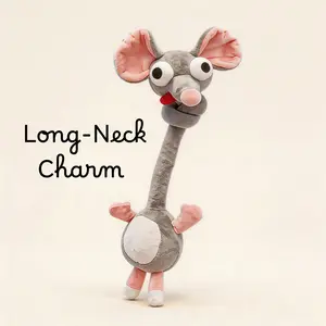 Long-Neck Evil Rat Keychain Mad Mouse Long-Shaped Bag Charm Bag Pendant Gift for Boys&Girls Kids Birthday