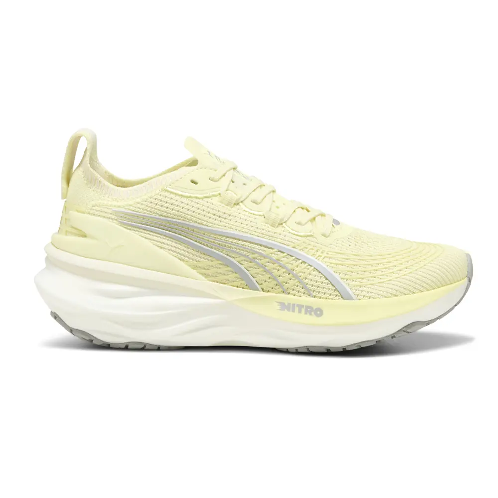 PUMA Womens Foreverrun Nitro 2 Running Sneakers Shoes - Yellow
