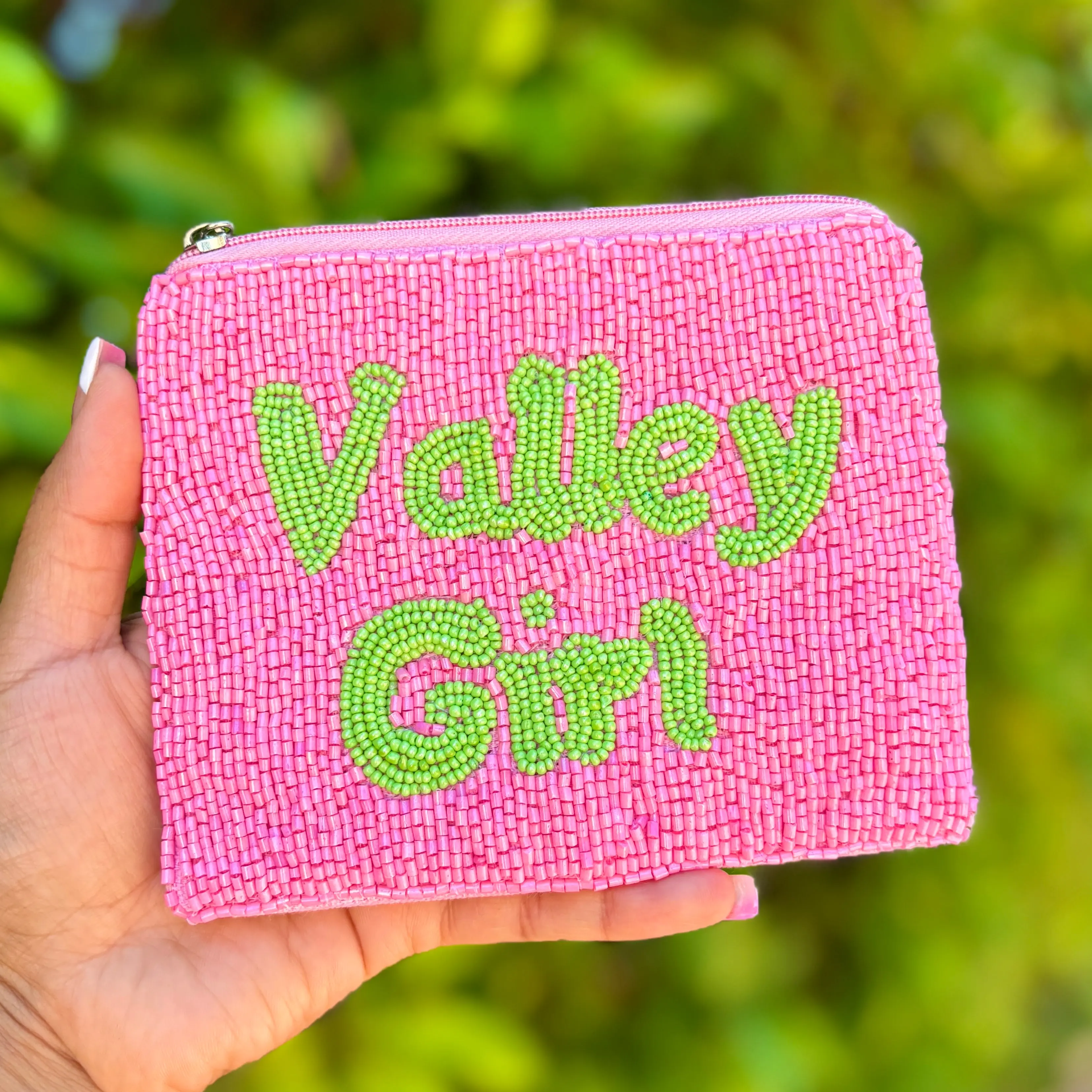 Women's Valley Girl Beaded Wallet Purse, Multi-Purpose Casual Cute Women's Wallet, Multi-Purpose Women's Wallets