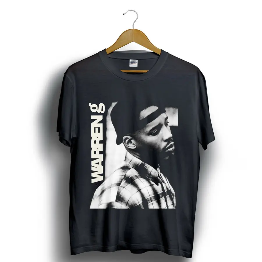 THE G WARREN G Black T-Shirt Size S-5XL