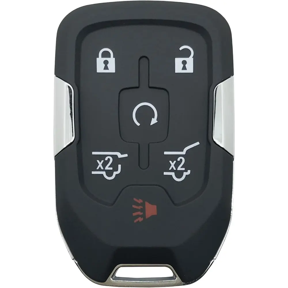 Replacement Key Fob Cover Case For Suburban,Tahoe 2015 2016 2017 2018 2019 2020 Yukon Keyless Entry Smart Remote Key Fob Shell (Black)