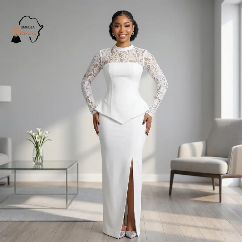 knee length dresses for ladies Tulle Mermaid Strapless Lace Wedding Dresses, MW1000
