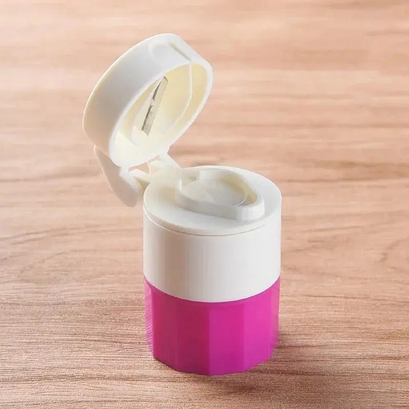 4-Layer Multifunctional Portable Pill Splitter Box - Home Organizer Storage Container with Pill Crusher, Tablet Grinder