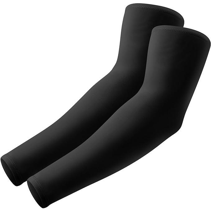 [Best Gifts in 2025] Arm Sleeves for Men and Women – Breathable, Moisture Arm Sleeves Designed for Both Men and Women - A Pair / 2 Pair（Black）