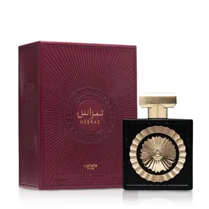 Lattafa Perfumes Nebras for Unisex Eau de Parfum Spray, 3.4 Ounce Arabian Scent Amber Oud
