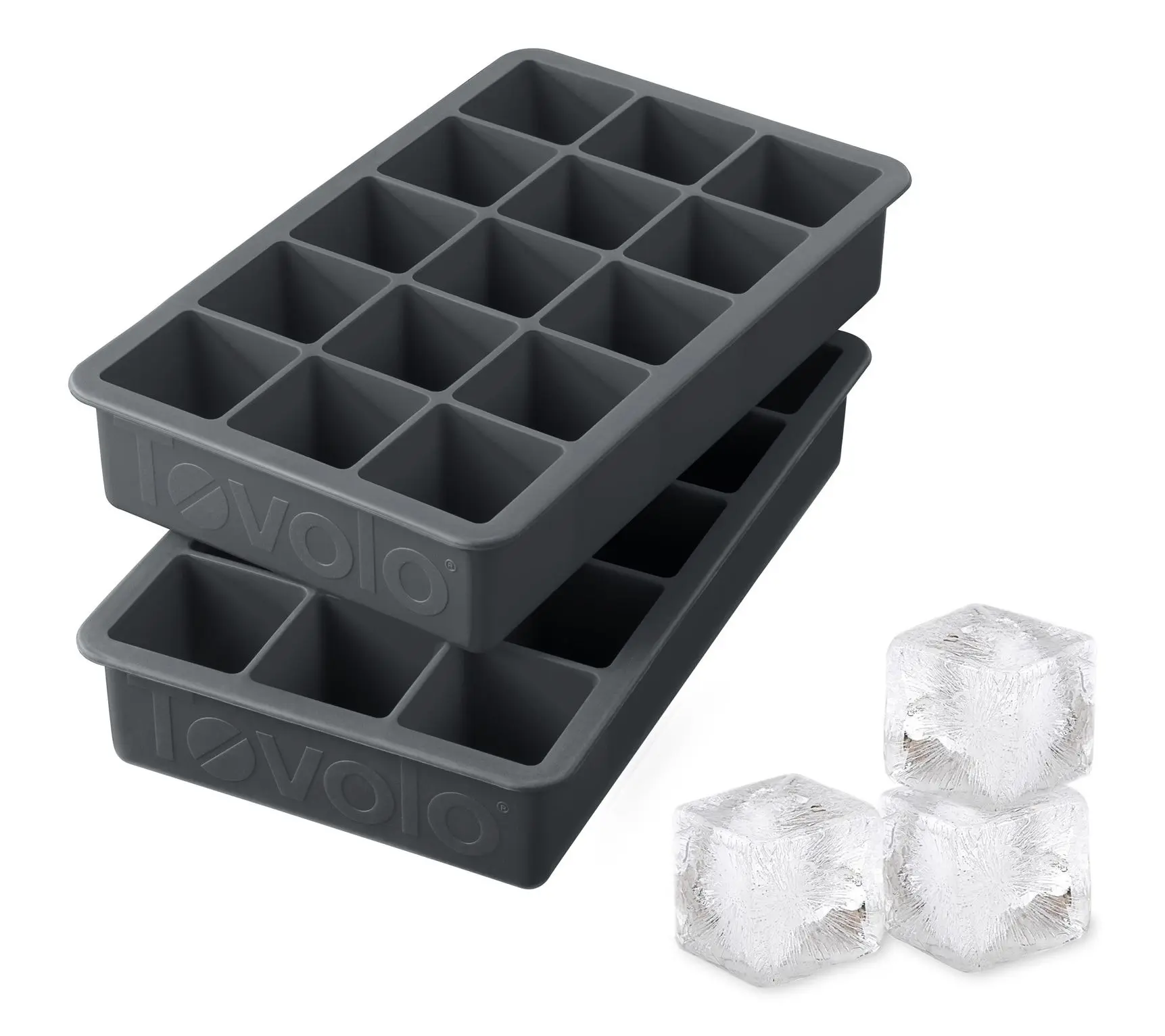Tovolo Set of 2 Perfect Cube Ice Trays