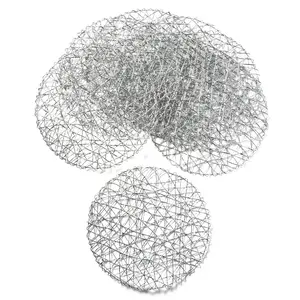 Bulk  24 Pc. Silver Metallic String Placemats