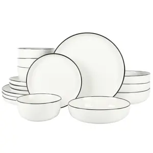 Gibson Home Oslo 16-Piece Porcelain Dinnerware Set