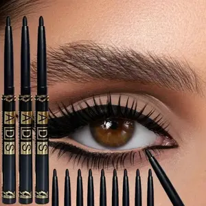 Waterproof Eyeliner Pen Set, 12pcs Long Lasting Eyeliner, Professional Daily Makeup Accessories, Eye Makeup Products for Women & Girls, Cosmetic, Eye Pencil Set, Eye Makeup Supplies