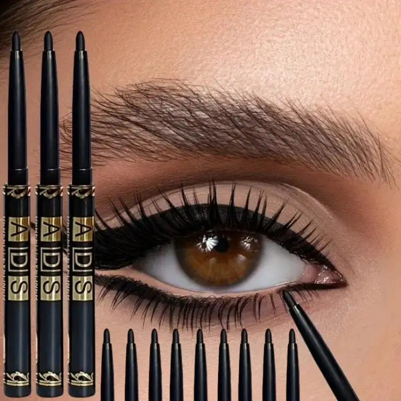 Waterproof Eyeliner Pen Set, 12pcs Long Lasting Eyeliner, Professional Daily Makeup Accessories, Eye Makeup Products for Women & Girls, Cosmetic