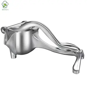Fruit Juice Squeezer Handheld Aluminum Alloy - Manual Juicer Hand Press, Non-Slip Ergonomic Handle, Easy to Use & Clean, 0.6 L Capacity - Great Bar Juicer for Citrus, Pomegranate, and Other Fruits