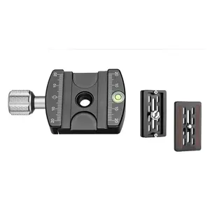 Leofoto LHC-50 / LHC-60 50mm / 60mm Screw-Knob Clamp With QP-70N 70mm Plate Arca Compatible