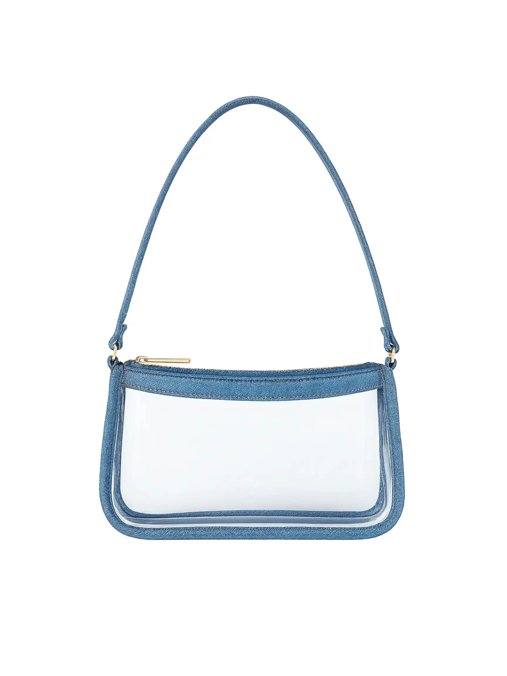 Clear Game Day Purse - Denim