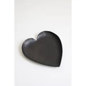 Forged Iron Heart Dish