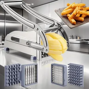 Stainless steel fruit and vegetable cutter set potato chips slicer onion carrot cucumber shredder kitchen helper