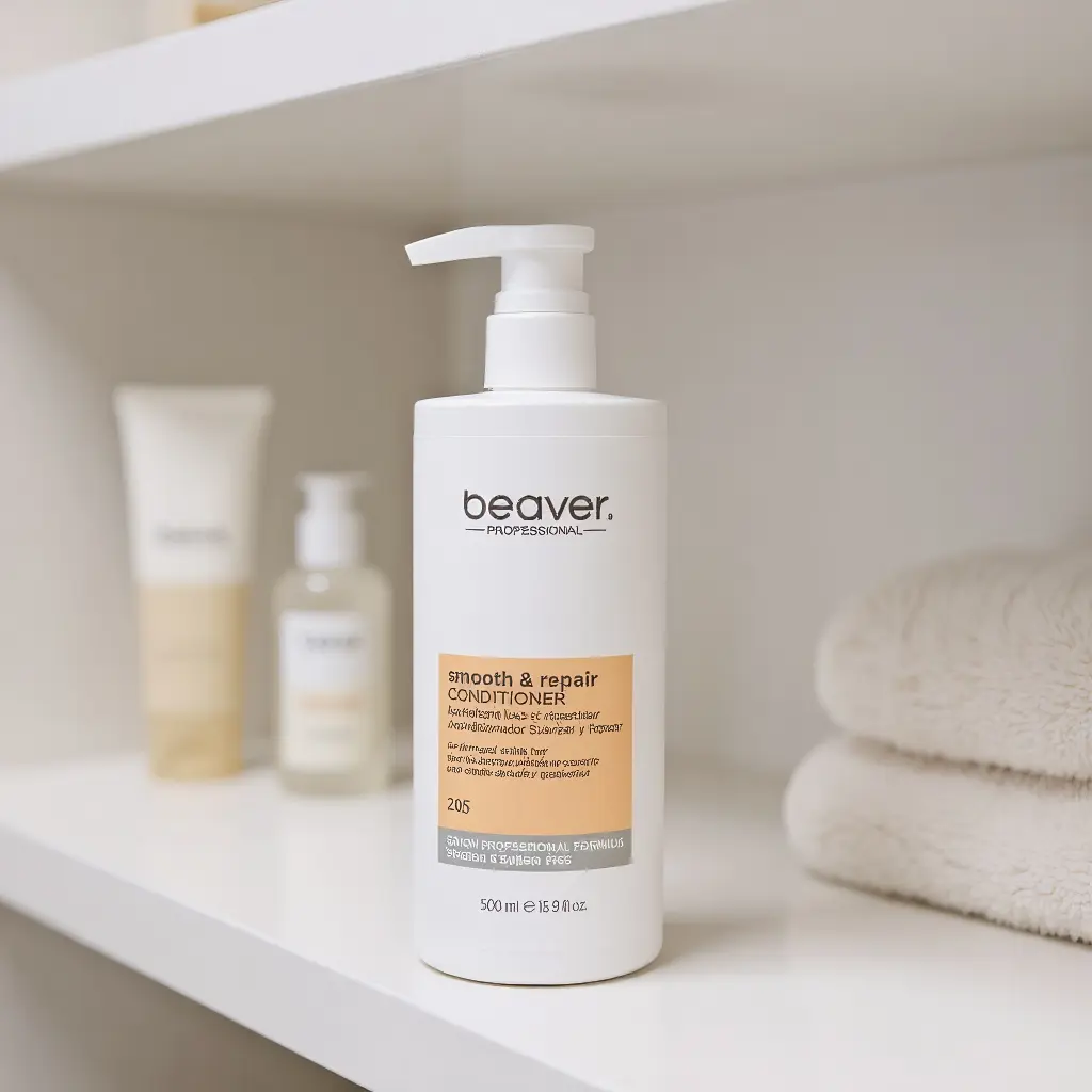 Beaver Smooth Repair Conditioner | Gentle, moisturizing, repairing, nourishing, adding elasticity and shine | Sulfate-free moisturizing formula | Suitable for dry, curly and damaged hair | 500ml gentle and comfortable conditioner