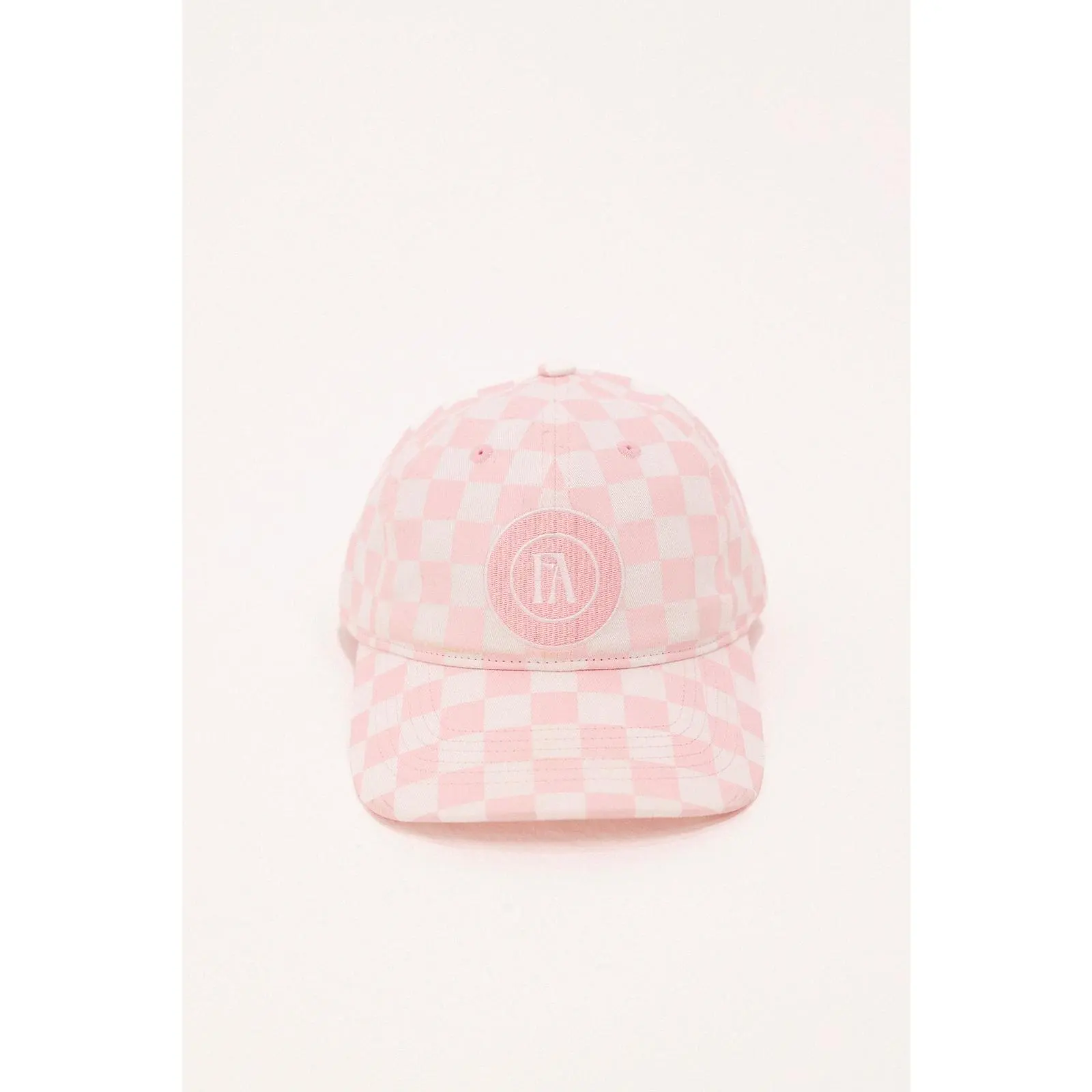 Cass Hat - Pink/White Checkered