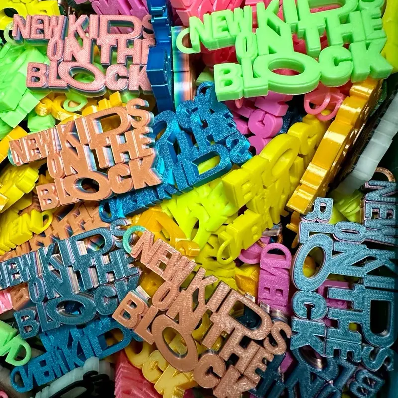 New Kids On The Block - Custom Made Dangle Earrings - Many Colors. Made in the USA