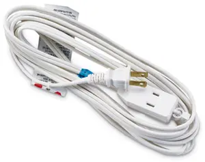 09413ME 12 ft. White Polarized Cube Tap Extension Cord