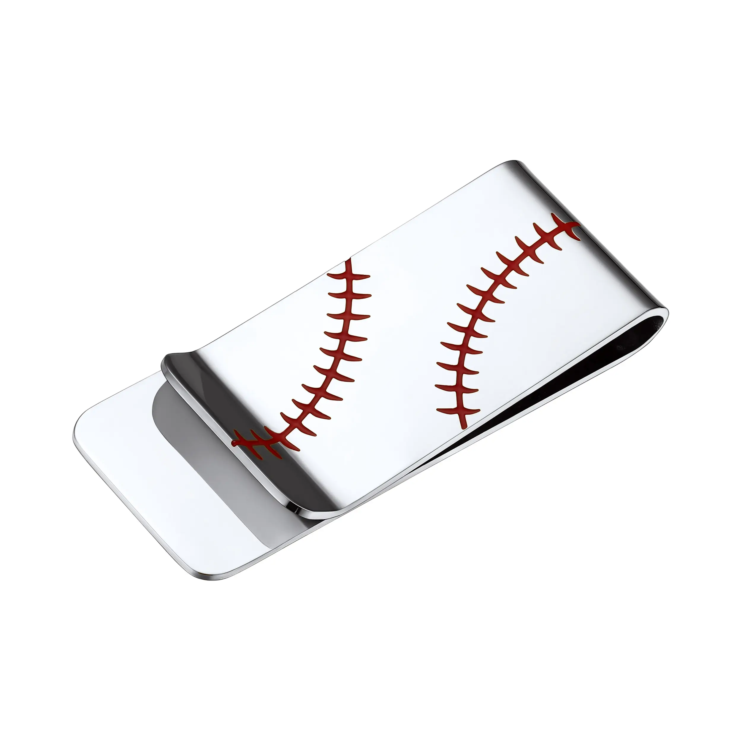 PROSTEEL Baseball Pattern Money Clips Stainless Steel Wallets Clip Jewelry Unisex For Men Women with Gift Box