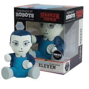 Handmade By Robots Vinyl - Eleven Glow in the Dark, Upside Down, Stranger Things 285 - Fan Expo Exclusive