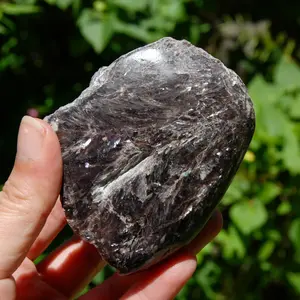 3.3in 341g Gem Lepidolite Crystal Semi Polished Freeform, Madagascar spl1