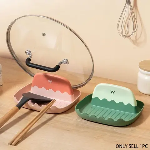 Multifunctional Kitchen Utensil Rack, Spoon Spatula Holder, Pot Lid Stand, Knife Block, Plastic Material, Kitchenware, Kitchen Accessories, Home