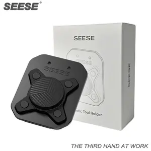 SEESE Magnetic Tool Holder - Versatile Belt Clip with Strong Magnet for Organizing Screws, Nails, Hamers, Wrenches, Pliers& More,DIY Enthusiast,Lightweight,Home Improve,Homeownerm