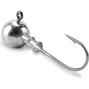 Lead Saltwater Jig  Hook Bass Trout Fishing Hook  Barb  Fishing Jig Hooks