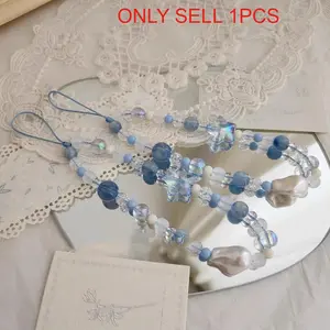 Summer Starry Beaded Phone Chain, Portable Phone Lanyard, Fashion Phone Strap for Women & Girls, Universal Phone Accessories for Daily Use, Phone Decoration, Phone Charms