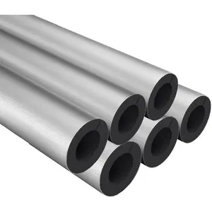 Pipe Insulation  Tube - 6 count 3/4Inch ID Self Adhesive  Wrap for AC Unit,Copper Pipe,Outdoor Winter Irrigation, Sprinkler, Spigot Isolation - Each 1.3Ft (3/4Inch ID)