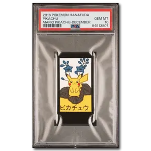 PSA 10 Pikachu Hanafuda 2016 Promo