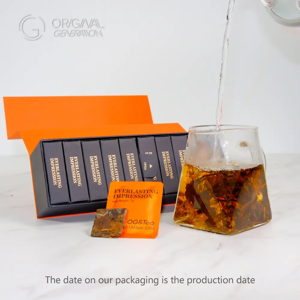The Days Shoumei White Tea 2017 With Tangerine From Xinhui 90g(3g×30pcs) One Piece Is Enough For Whole Day